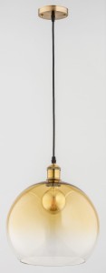 Lampa wisząca BETA żółta 1xE27 61096 Alfa