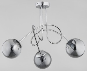 Lampa sufitowa TANGO GLASS chrom 3xE14 61093 Alfa