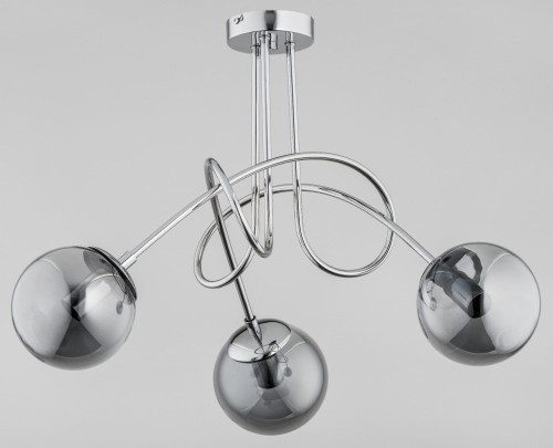 Lampa sufitowa TANGO GLASS chrom 3xE14 61093 Alfa