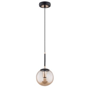 Lampa wisząca SEBIA czarna 1xE14 61081 Alfa