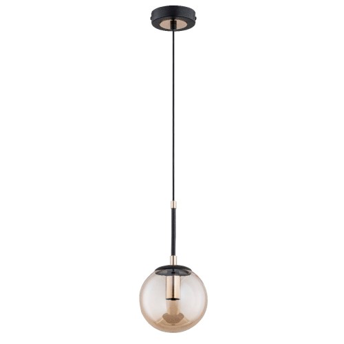 Lampa wisząca SEBIA czarna 1xE14 61081 Alfa