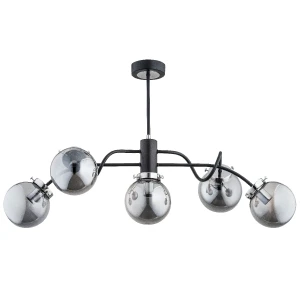 Lampa sufitowa GILDA czarna 5xE14 61045 Alfa