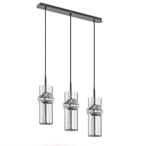 Lampa wisząca KAPRIS grafitowa 3xE27 61018 Alfa