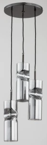 Lampa wisząca KAPRIS grafitowa 3xE27 61017 Alfa