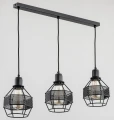 Lampa wisząca BLISTER czarna 3xE27 61001 Alfa
