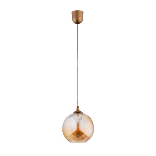 Lampa wisząca FLESZ 200 złota 1xE27 60999 Alfa