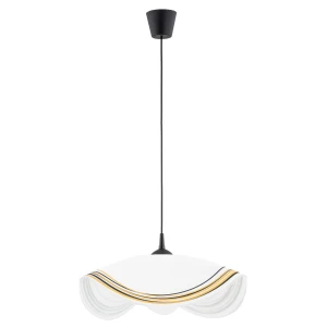 Lampa wisząca ŻONKIL czarno/biała 1xE27 60990 Alfa