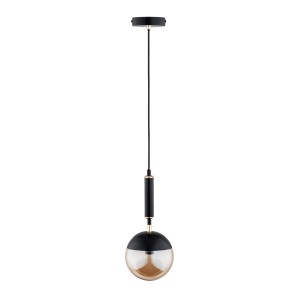Lampa wisząca MARAKAS czarno/złota 1xE14 60982 Alfa