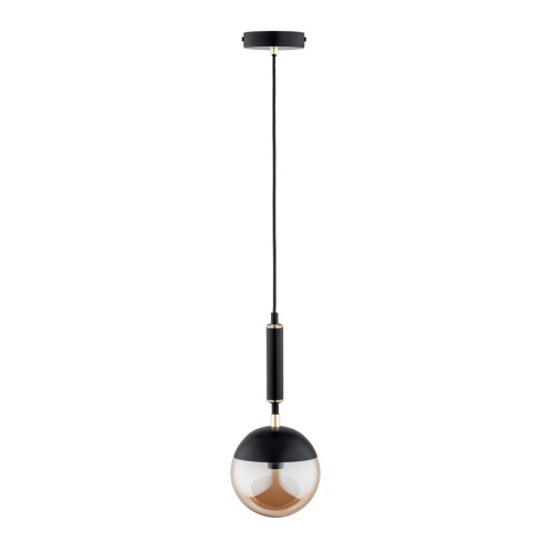 Lampa wisząca MARAKAS czarno/złota 1xE14 60982 Alfa