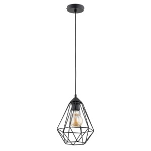 Lampa wisząca KOSMOS czarna 1xE27 60972 Alfa