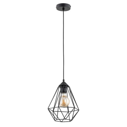 Lampa wisząca KOSMOS czarna 1xE27 60972 Alfa