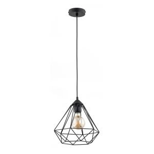 Lampa wisząca KOSMOS czarna 1xE27 60971 Alfa