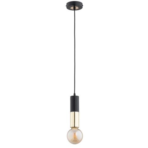 Lampa wisząca BOLID MIX czarno/złota 1xE27 60953 Alfa