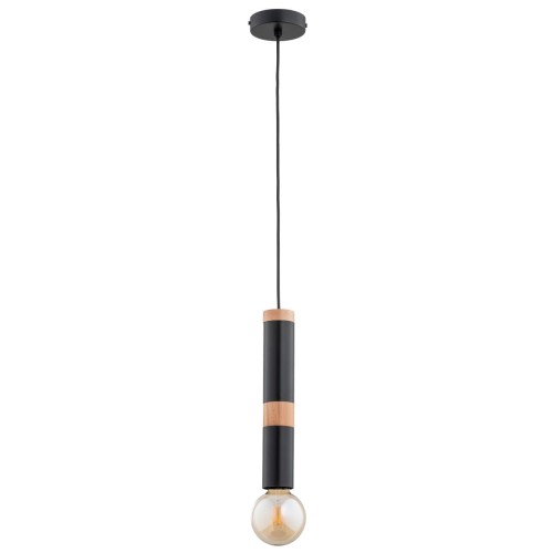 Lampa wisząca AKORD czarna 1xE27 60950 Alfa