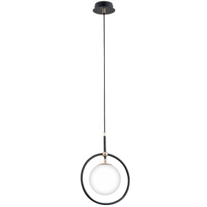 Lampa wisząca AKIRA czarno/biała 1xE14 60928 Alfa
