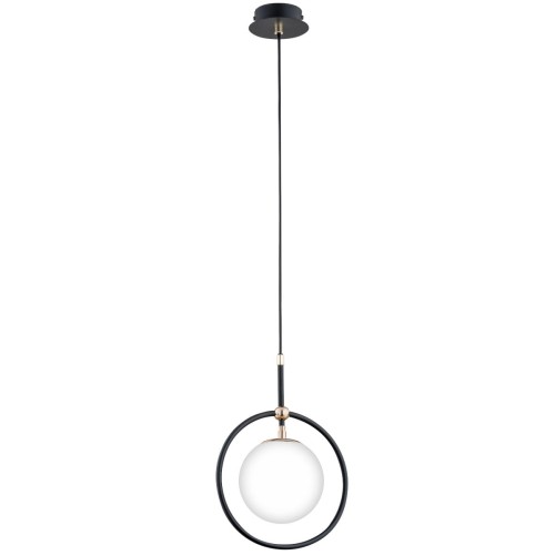 Lampa wisząca AKIRA czarno/biała 1xE14 60928 Alfa