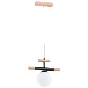 Lampa wisząca TRENDY drewniana 1xE14 60925 Alfa