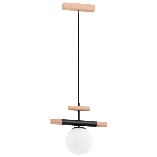 Lampa wisząca TRENDY drewniana 1xE14 60925 Alfa