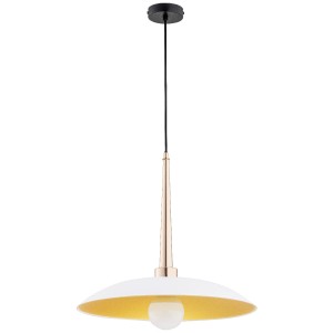 Lampa wisząca VELIAN biała 1xE27 60917 Alfa