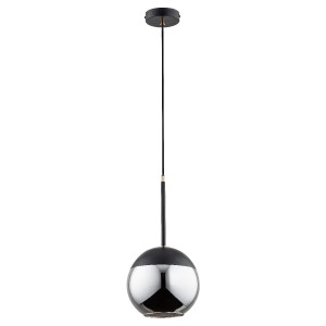 Lampa wisząca VOLDA czarna 1xE27 60823 Alfa