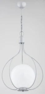 Lampa wisząca REMI 250 srebrna 1xE27  60739 Alfa