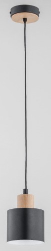 Lampa wisząca IVO czarna 1xE27 60733 Alfa
