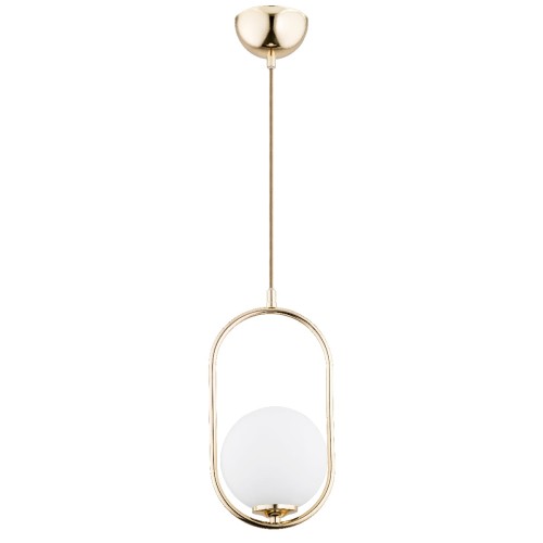 Lampa wisząca NOVAL M złota 1xE14 60698 Alfa