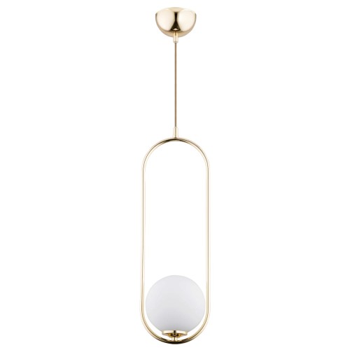 Lampa wisząca NOVAL L złota 1xE14 60697 Alfa