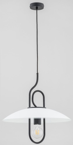Lampa wisząca CHEE czarno/biała 1xE27 60623 Alfa