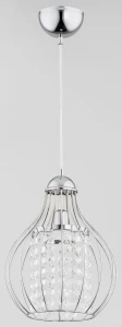 Lampa wisząca PIRO I chrom 1xE14 60619 Alfa