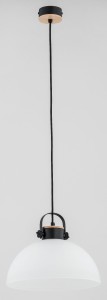 Lampa wisząca BOLO drewniana 1xE27 60605 Alfa