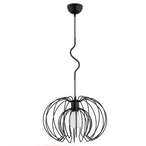 Lampa wisząca KIWI czarna 1xE27 60602 Alfa