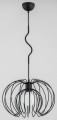 Lampa wisząca KIWI czarna 1xE27 60602 Alfa