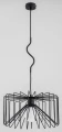 Lampa wisząca VERSO czarna 1xE27 60596 Alfa