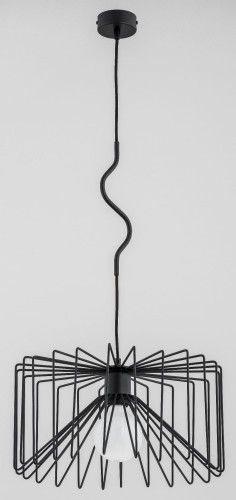 Lampa wisząca VERSO czarna 1xE27 60596 Alfa