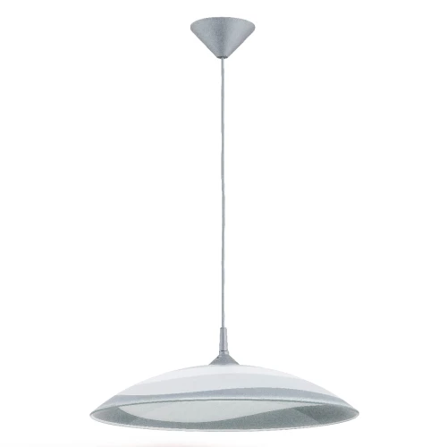 Lampa wisząca TAWOLO SREBRNA 1xE27 60594 Alfa