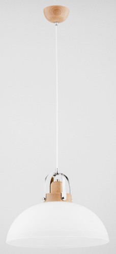 Lampa wisząca ECLAT drewniana 1xE27 60581 Alfa