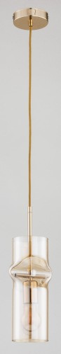 Lampa wisząca KAPRIS złota 1xE27 60576 Alfa