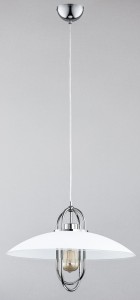 Lampa wisząca SALIX chrom 1xE27  60454 Alfa