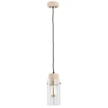 Lampa wisząca TANTUM drewniana 1xE27 60380 Alfa