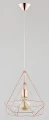 Lampa wisząca BASKET II miedziana 1xE27 60361 Alfa