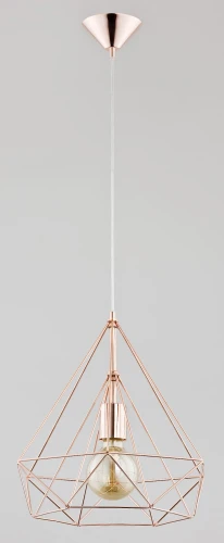 Lampa wisząca BASKET II miedziana 1xE27 60361 Alfa