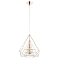 Lampa wisząca BASKET II miedziana 1xE27 60361 Alfa
