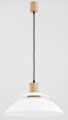 Lampa wisząca TROPIC drewniana 1xE27 60356 Alfa