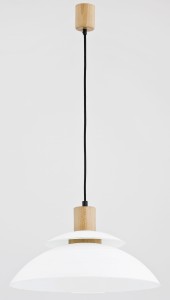 Lampa wisząca TROPIC drewniana 1xE27 60356 Alfa