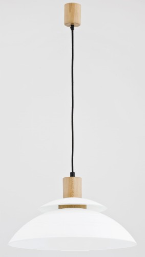 Lampa wisząca TROPIC drewniana 1xE27 60356 Alfa