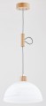 Lampa wisząca HOLIDAY 2 drewniana 1xE27  60349 Alfa