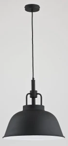 Lampa wisząca ALCANTARA czarna 1xE27 60244 Alfa