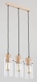 Lampa wisząca TANTUM drewniana 3xE27 60176 Alfa