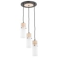 Lampa wisząca TANTUM drewniana 3xE27 60175 Alfa